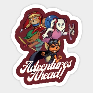 The Night Guardians - Adventures ahead! Sticker